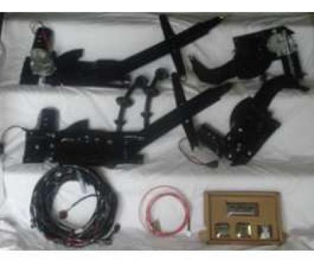 Firebird Power Window Kit, 4-Window, Complete, With Upgraded Control Switches, 1967