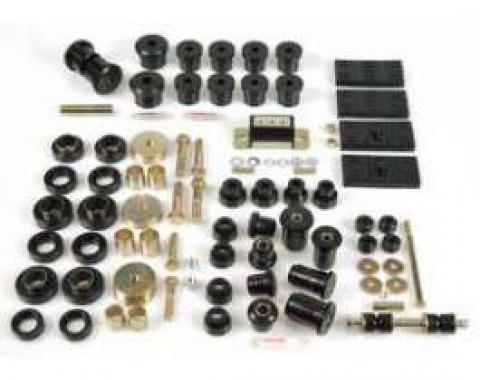 Firebird Suspension Kit, Polyurethane, Complete, Multi Leaf, Black, 1967-1969