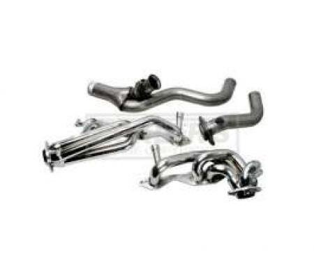 Firebird LT-1 BBK Single-Catalytic Shorty 1-5/8 Chrome Exhaust Header Kit With Y-Pipes, 1995-1997