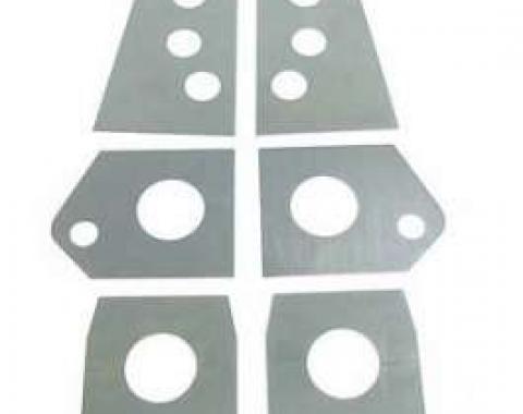 Firebird Subframe Mounting Points Repair Plate Set, Lower, 1967-1981