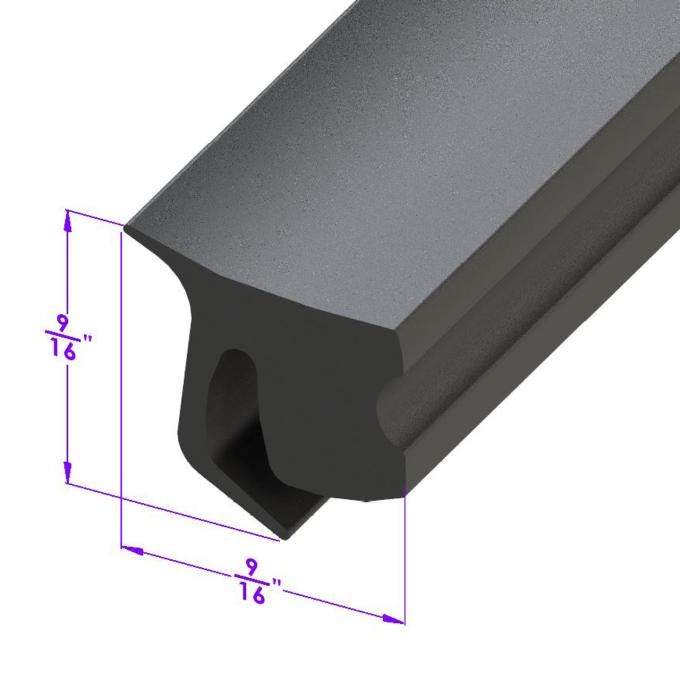 Metro Moulded Parts Fender Skirt Seal. Approximately 10 Ft. Used Per Car LP 111-F