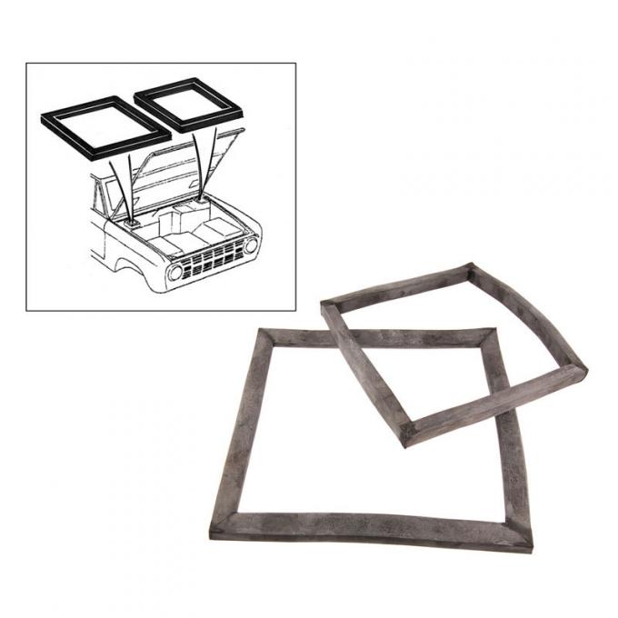 Dennis Carpenter Air Vent Inlet Duct Seal - 1966-77 Ford Bronco C6TZ-9601988-PR