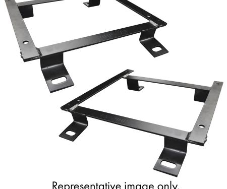 TMI Low Profile Bench Conversion to Bucket Seat Brackets,  1966-1972 Chevrolet Chevelle,  47-5254