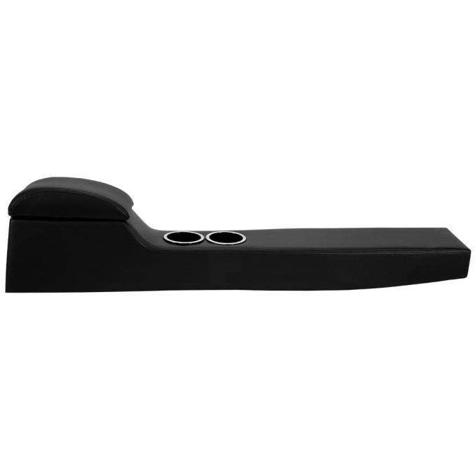 TMI Full Length Console, Sport Pattern  1968-1972 Chevrolet, Black Madrid Vinyl W/Black Stitch 25-84100-2295-BKS