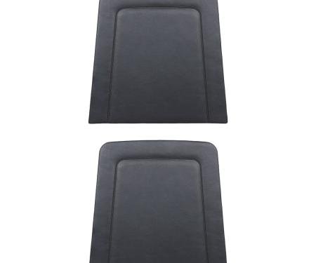 TMI Seat Back Board, Factory Replacement OE Pattern  1969 Ford Mustang, Black Corinthian Vinyl 10-7409-3722