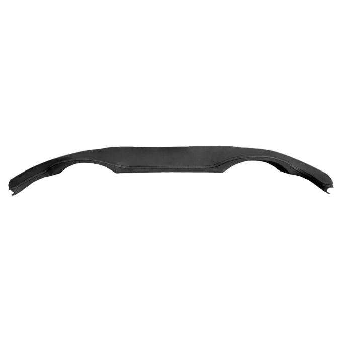 TMI Dash Pad Sport Pattern, 1955-56 Chevrolet Hardtop and Sedan, Black Madrid Vinyl W/Black Stitch  26-83500-2295-BKS
