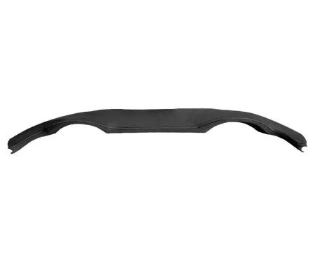 TMI Dash Pad Sport Pattern, 1955-56 Chevrolet Hardtop and Sedan, Black Madrid Vinyl W/Black Stitch  26-83500-2295-BKS