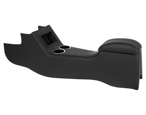 TMI Full Length Console, Sport Pattern  1966-1967 Chevrolet/Pontiac, Black Madrid Vinyl W/Black Stitch 25-83140-2295-BKS