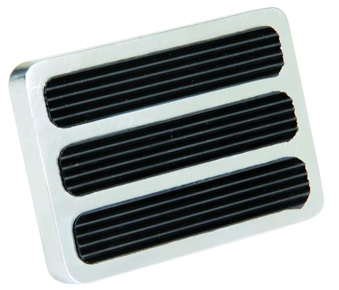 Classic Performance Brake Pedal Pad, Polished Aluminum 90197