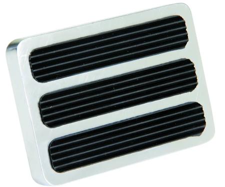 Classic Performance Brake Pedal Pad, Polished Aluminum 90197