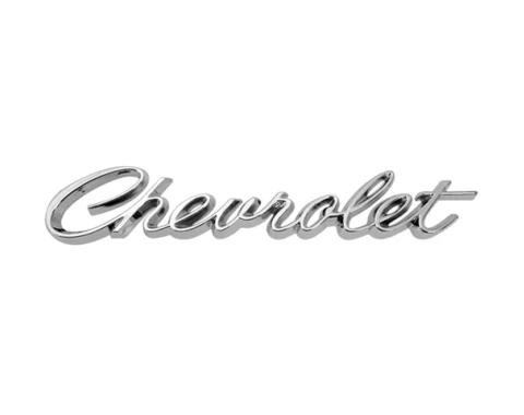 AMD Tailgate Emblem, "Chevrolet" Script, 68-69 El Camino T-4852