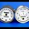 Whitegauges 1960-1982 Checker Marathon 120 MPH White Face Gauges 6082CM-2349