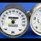Whitegauges 1960-1982 Checker Marathon 120 MPH White Face Gauges 6082CM-2349