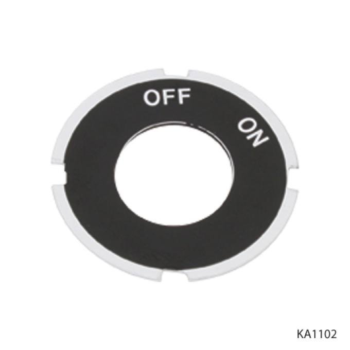 KNS Accessories 1928-1931 Ford Model A Ignition Switch Plate and Ring KA1102
