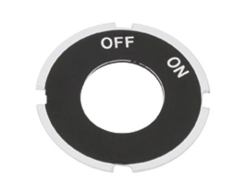 KNS Accessories 1928-1931 Ford Model A Ignition Switch Plate and Ring KA1102
