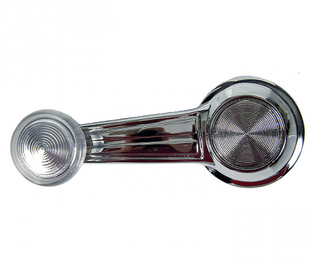 Camaro Window Crank Handle, With Clear Knob, Door Or Quarter, 1967-1981