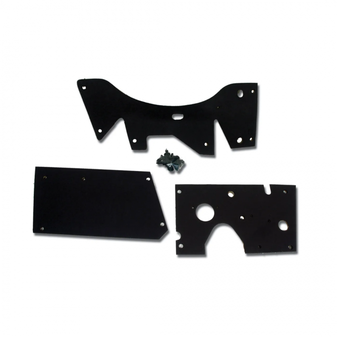 Corvette Firewall Insulation Set, with Fasteners Fuel Injection (59 Early, Standard Transmission, No Heater), 1958-1959