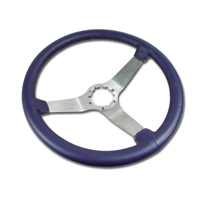 Corvette Steering Wheel, Dark Blue Reproduction Satin (45), 1977
