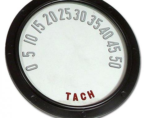 Trim Parts 1955-1957 Chevrolet Corvette Tachometer Face W/Numbers, Each 5112