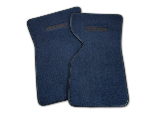 Corvette Mats, Dark Blue Pile (45), 1977