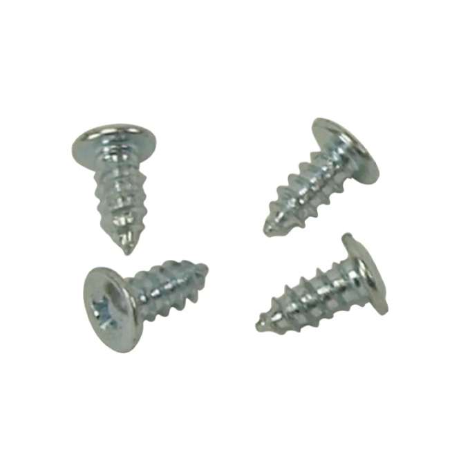 Corvette Pinchwelt Cap Screw Set, Coupe-4 Piece, 1963