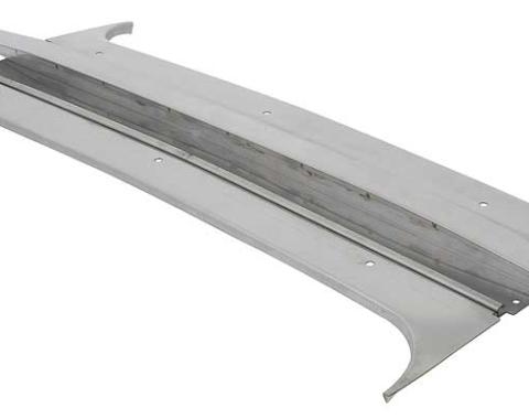 Redline Restomotive® 1982-1992 Camaro / Firebird Stainless Steel T-Top Center Rail Divider Bar with Ridge
