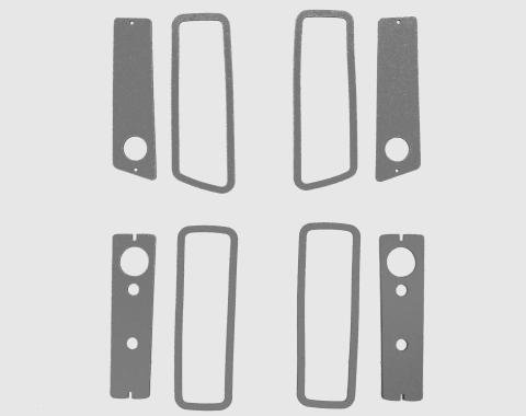 Detroit Muscle Technologies 1970 Dodge / Plymouth Mopar B Body 70 Charger, Coronet Side Marker Light Gaskets BDO7070SM01