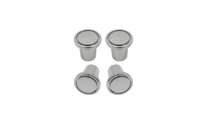 AMD Vent Pull Knobs, Chrome, 4 Piece Set, 68-72 Chevelle El Camino Camaro T-4560