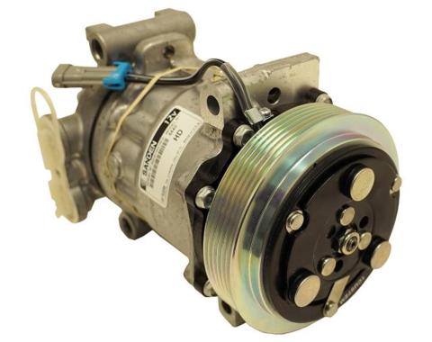 Vintage Air Sanden Direct GM Truck-SUV Replacement Compressor 6-Groove serpentine pulley Standard Finish 046440-MTR