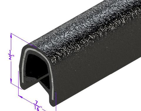 Metro Moulded Parts Black, Push-on Windlace LP 200-F