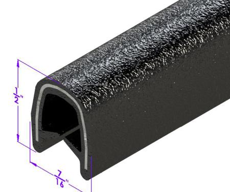 Metro Moulded Parts Black, Push-on Windlace LP 200-F