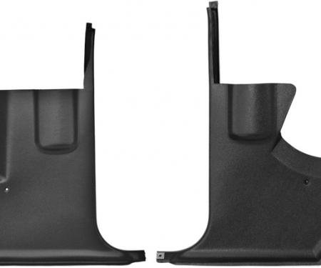 Dashtop Replacement Front Kick Panels Satin Black 97-15243