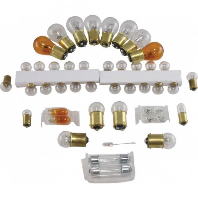 Corvette Light Bulb Kit, 42 Piece, 1968