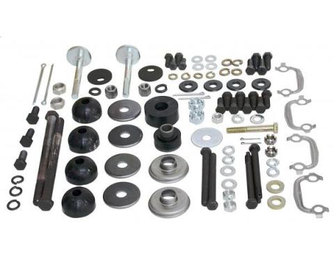 Corvette Rear Suspension Hardware Kit, Polyurethane Bushings, 1980-1982