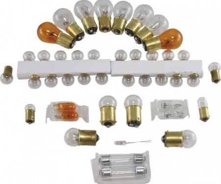 Corvette Light Bulb Kit, 42 Piece, 1968