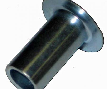 Stainless Steel Oval Head Semi-Tubular Rivet, 1/8 x 3/16