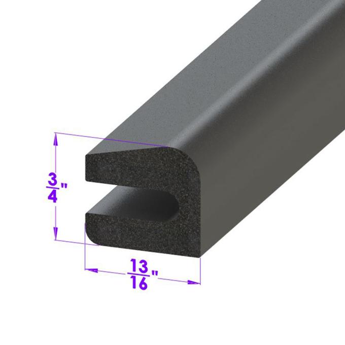 Metro Moulded Parts Trunk Seal. Sponge Rubber. Sold by the Foot LP 51-A