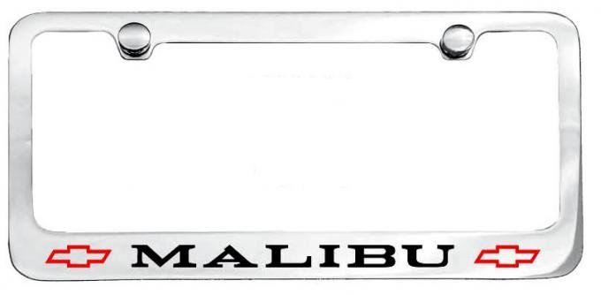 Malibu License Plate Frame, 1969-1973