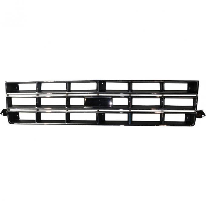 S10 / Pickup / Blazer Front Grille, Chrome / Silver / Black, 1982-1990