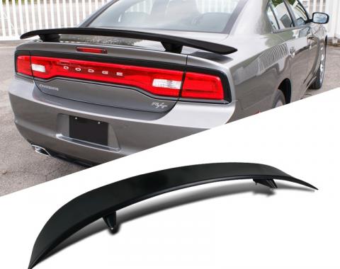 Dodge Charger Daytona ABS Black Rear Trunk Spoiler Wing, 2011-2016