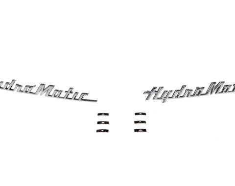 AMD Door Emblems, HydraMatic, Pair, 57 Chevy Pickup Truck Suburban X999-4057-51P