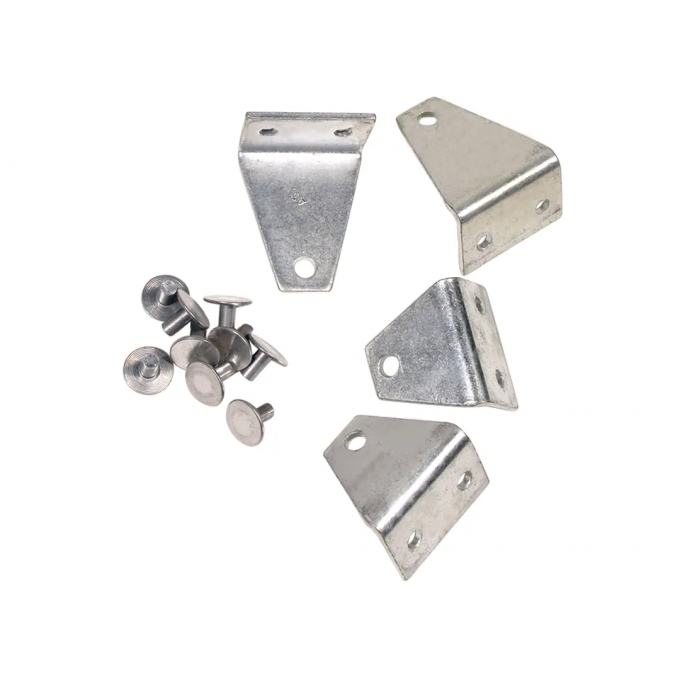 Corvette Rear Qtr Pnl Supports/Rivets, Coupe, 1966-1967