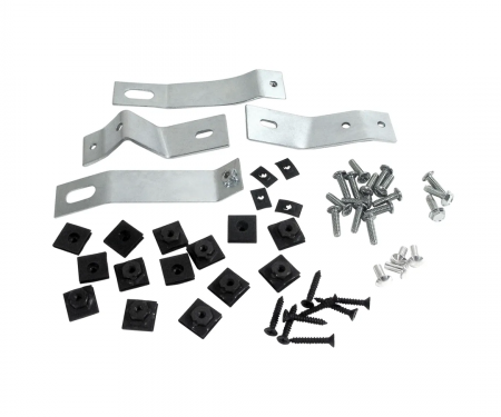 Corvette Side Exhaust Cover Mounting Kit, 1965-1967