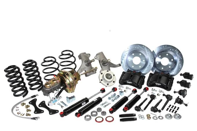 Classic Performance Grand Slam Kit with Modular 2.5' Drop spindles & Big Brakes, 1963-66 Chevy Truck 6366GSK-65213