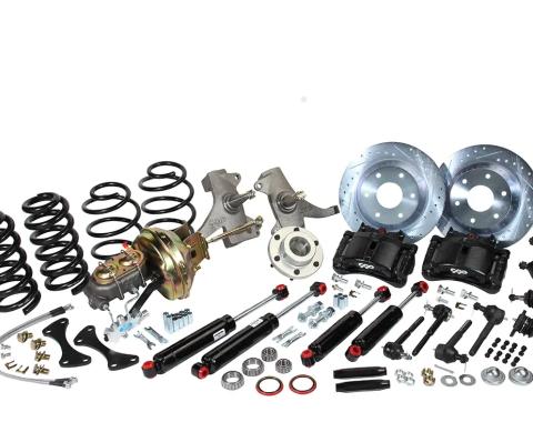 Classic Performance Grand Slam Kit with Modular 2.5' Drop spindles & Big Brakes, 1963-66 Chevy Truck 6366GSK-65213