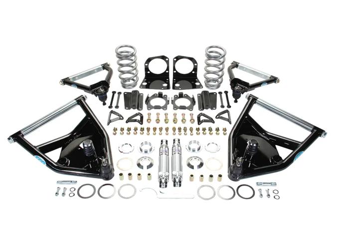 Classic Performance Front Coilover Conversion Kit with Upper and Lower Arms, 1963-70 Chevy 1/2 Ton 6387FCO-K6370