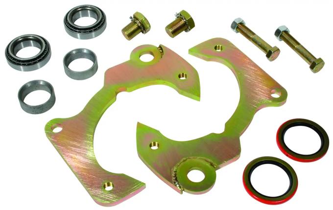 Classic Performance Disc Brake Bracket Kit - 5 Lug, 5x4.75 Bolt Pattern Drum Brake Spindle for 1963-1970 Chevy Truck 6370DBK-5