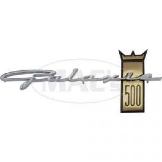 Fender Emblem, "500", Right, Galaxie, 1963