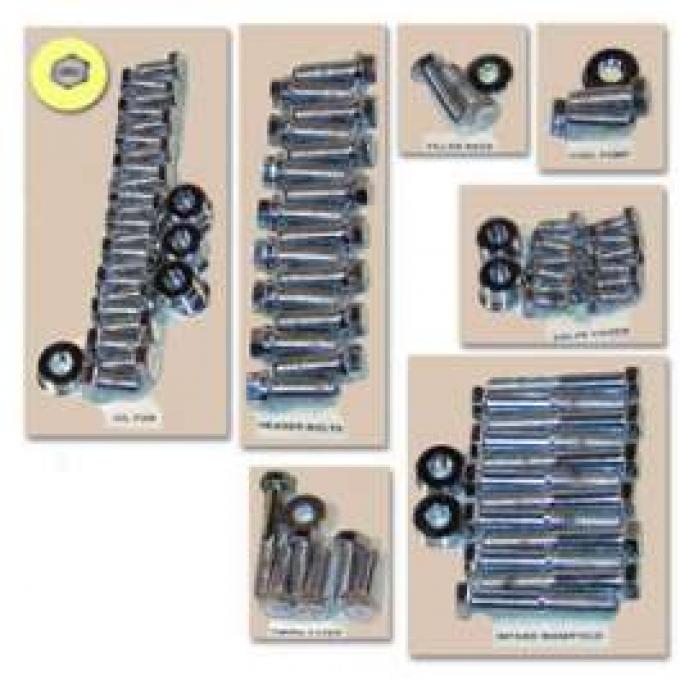 Engine Hardware Kit (429, 460, Chrome)