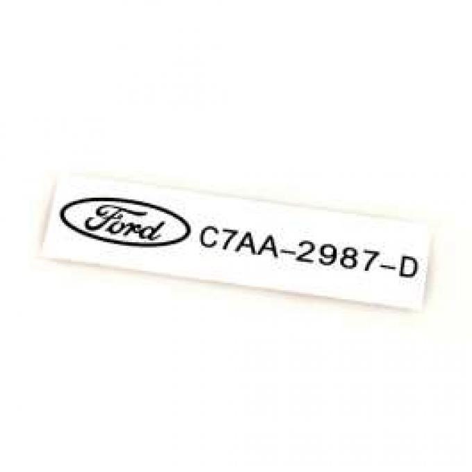 Air Conditioning Clutch Decal